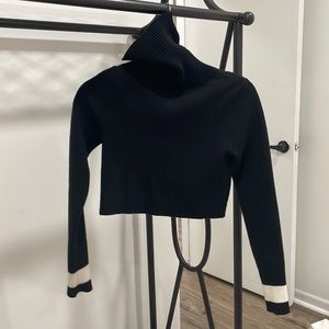 Zara crop turtle neck sweater
